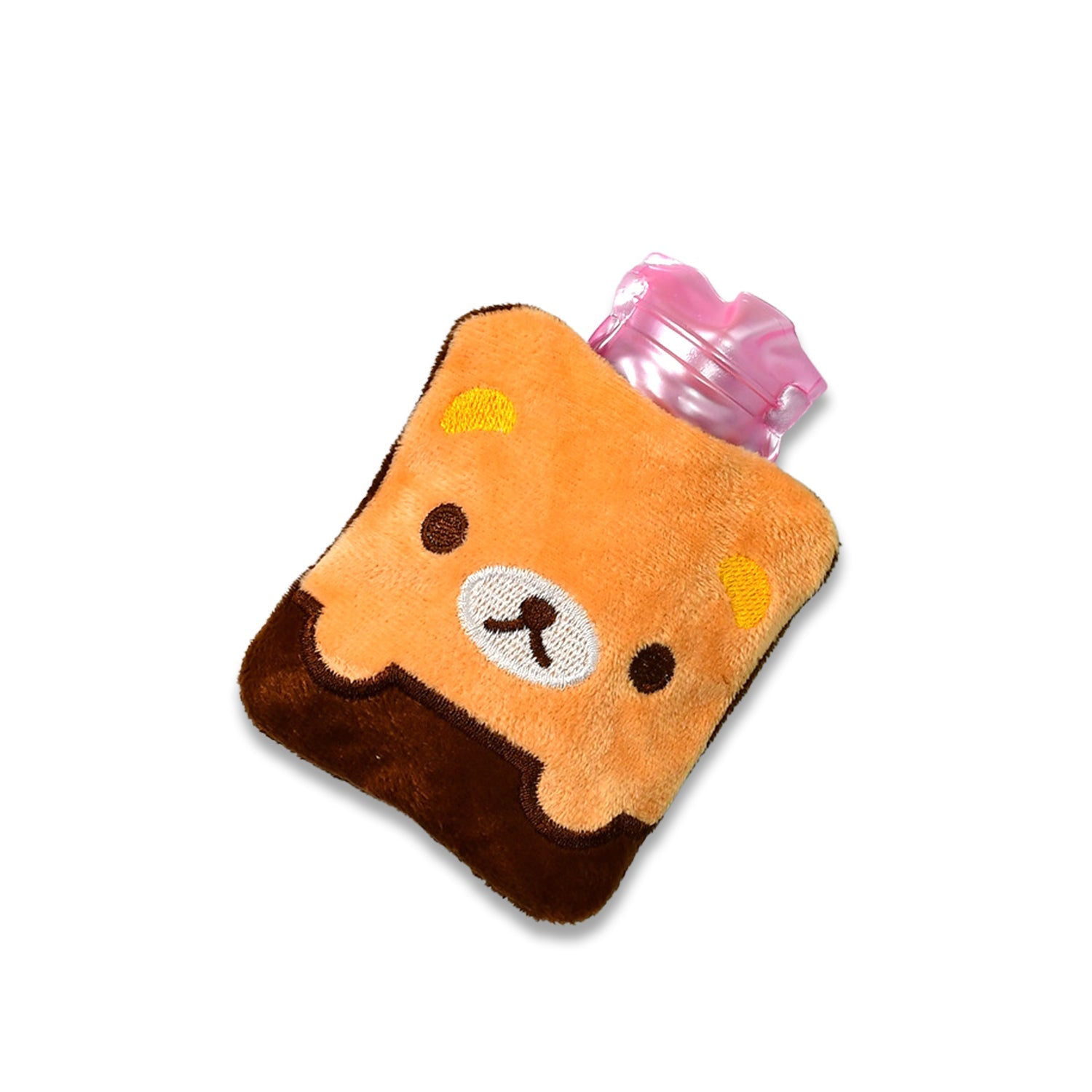 6527 Brown Panda Print small Hot Water Bag with Cover for Pain Relief, Neck, Shoulder Pain and Hand, Feet Warmer, Menstrual Cramps. 6527 Brown Panda Print small Hot Water Bag with Cover for Pain Relief, Neck, Shoulder Pain and Hand, Feet Warmer, Menstrual Cramps.